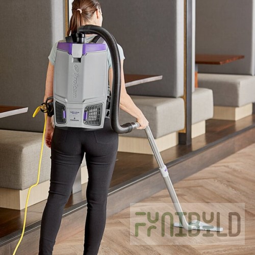 ProTeam GoFit® 6 PLUS 107737 6 Qt. Backpack Vacuum with 107099 Xover Performance Telescoping Wand Kit - 120V