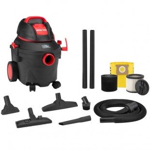 Shop-Vac 5914411 4 Gallon 5.5 Peak HP Deluxe Polyethylene Wet / Dry Vacuum with Tool Kit Shop-Vac 5914411 4 Gallon 5.5 Peak HP Deluxe Polyethylene Wet / Dry Vacuum with Tool Kit