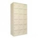 Tennsco BS6121812CSD Triple Stack Eighteen Door Sand Steel Locker - 36