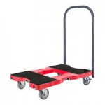 Snap-Loc E-Track Super-Duty 1,800 lb. Red Push Cart Dolly SL1800P6R