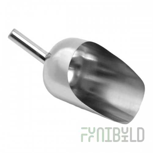 Sani-Lav 52 oz. Heavy-Duty Stainless Steel Scoop 4006