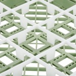 Vollrath 52694 Signature Full-Size Light Green 16-Compartment 2 13/16
