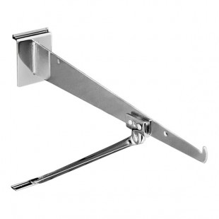 Steel Slatwall Shelf Bracket Support Steel Slatwall Shelf Bracket Support
