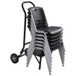 Lifetime 80527 Black Stacking Chair Dolly Lifetime 80527 Black Stacking Chair Dolly