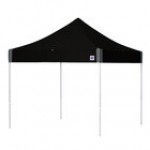 E-Z Up EP3STL10KFWHTBK Enterprise Instant Shelter 10' x 10' Black Canopy with White Frame E-Z Up EP3STL10KFWHTBK Enterprise Instant Shelter 10' x 10' Black Canopy with White Frame