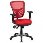 Flash Furniture HL-0001-DK-GY-GG Mid-Back Dark Gray Mesh Office Chair with Triple Paddle Control and Infinite-Locking Back Angle Flash Furniture HL-0001-DK-GY-GG Mid-Back Dark Gray Mesh Office Chair with Triple Paddle Control and Infinite-Locking Back Angle