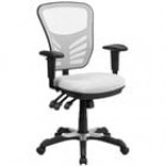 Flash Furniture HL-0001-DK-GY-GG Mid-Back Dark Gray Mesh Office Chair with Triple Paddle Control and Infinite-Locking Back Angle Flash Furniture HL-0001-DK-GY-GG Mid-Back Dark Gray Mesh Office Chair with Triple Paddle Control and Infinite-Locking Back Angle