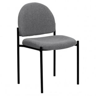 Flash Furniture BT-515-1-GY-GG Gray Fabric Stackable Side Chair Flash Furniture BT-515-1-GY-GG Gray Fabric Stackable Side Chair