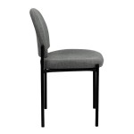 Flash Furniture BT-515-1-GY-GG Gray Fabric Stackable Side Chair