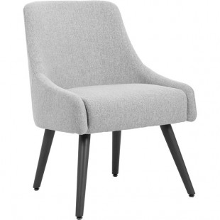 Boss Boyle Gray Poly-Linen Weave Guest Chair Boss Boyle Gray Poly-Linen Weave Guest Chair