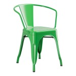 Lancaster Table & Seating Alloy Jade Green Outdoor Arm Chair