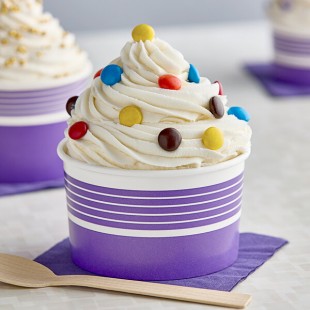 Choice 16 oz. Purple Paper Frozen Yogurt / Food Cup - 1,000/Case Choice 16 oz. Purple Paper Frozen Yogurt / Food Cup - 1,000/Case