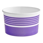 Choice 16 oz. Purple Paper Frozen Yogurt / Food Cup - 1,000/Case Choice 16 oz. Purple Paper Frozen Yogurt / Food Cup - 1,000/Case