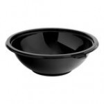 Visions 64 oz. Clear PET Plastic Round Catering / Serving Bowl - 5/Pack Visions 64 oz. Clear PET Plastic Round Catering / Serving Bowl - 5/Pack