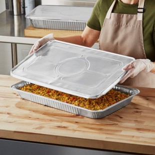 Choice Full Size Heavy-Duty Foil Steam Table Pan Medium 2 3/16 Choice Full Size Heavy-Duty Foil Steam Table Pan Medium 2 3/16
