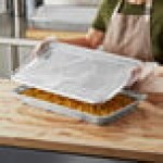Choice Full Size Heavy-Duty Foil Steam Table Pan Medium 2 3/16