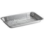 Choice Full Size Heavy-Duty Foil Steam Table Pan Medium 2 3/16