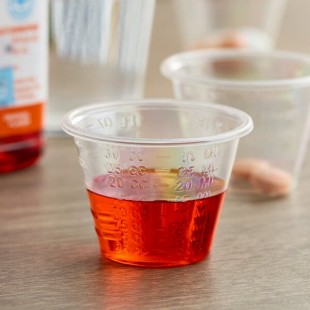 Choice 1 oz. Disposable Polypropylene Graduated Cup - 5,000/Case Choice 1 oz. Disposable Polypropylene Graduated Cup - 5,000/Case