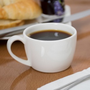 Libbey Slenda 2.75 oz. Royal Rideau White Low Espresso Cup - Sample Libbey Slenda 2.75 oz. Royal Rideau White Low Espresso Cup - Sample