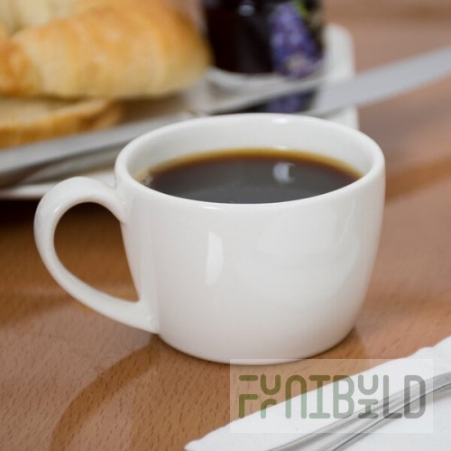 Libbey Slenda 2.75 oz. Royal Rideau White Low Espresso Cup - Sample
