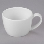 Libbey Slenda 2.75 oz. Royal Rideau White Low Espresso Cup - Sample