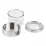 Cal-Mil 1851-4NL Mixology 16 oz. Luxe Jar with Notched Lid Cal-Mil 1851-4NL Mixology 16 oz. Luxe Jar with Notched Lid