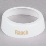 TableCraft CB6 Imprinted White Plastic 