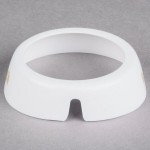 TableCraft CB6 Imprinted White Plastic 