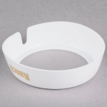 TableCraft CB6 Imprinted White Plastic 