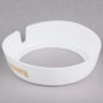 TableCraft CB6 Imprinted White Plastic 