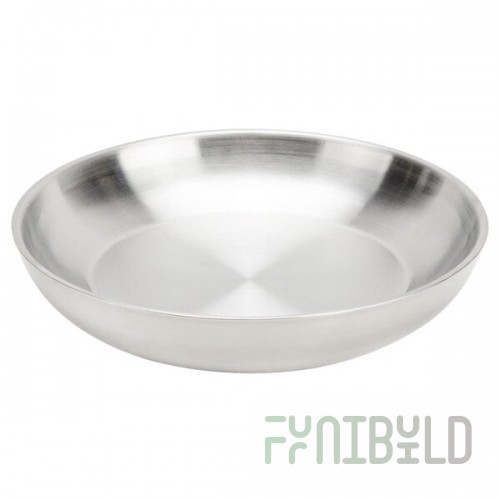 American Metalcraft DWSEA16 Double Wall Stainless Steel Seafood Tray - 15 3/4