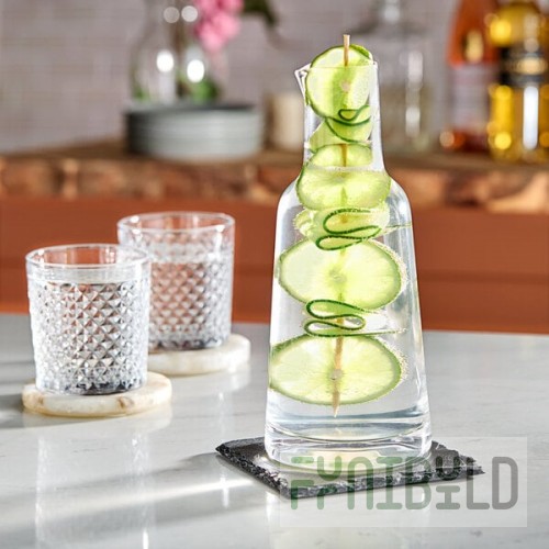 American Metalcraft GC36 36 oz. Glass Carafe