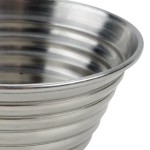 American Metalcraft RSC1 2.5 oz. Stainless Steel Round Ribbed Sauce Cup - 12/Case