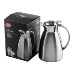 TableCraft 34 oz. Stainless Steel Coffee Carafe 12674 - 6/Case TableCraft 34 oz. Stainless Steel Coffee Carafe 12674 - 6/Case
