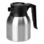 Service Ideas Brew-Thru Mini 23.7 oz. Stainless Steel Insulated Coffee Carafe / Server with Black Lid BTS09 Service Ideas Brew-Thru Mini 23.7 oz. Stainless Steel Insulated Coffee Carafe / Server with Black Lid BTS09