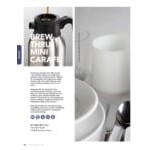 Service Ideas Brew-Thru Mini 23.7 oz. Stainless Steel Insulated Coffee Carafe / Server with Black Lid BTS09 Service Ideas Brew-Thru Mini 23.7 oz. Stainless Steel Insulated Coffee Carafe / Server with Black Lid BTS09