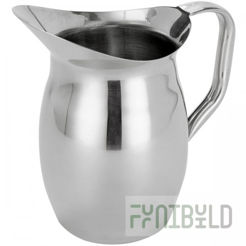 American Metalcraft WP100 100 oz. Stainless Steel Bell Pitcher