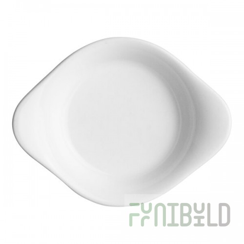 Folio Parliament from Steelite International 0.75 oz. Round Eared Tray - 36/Case