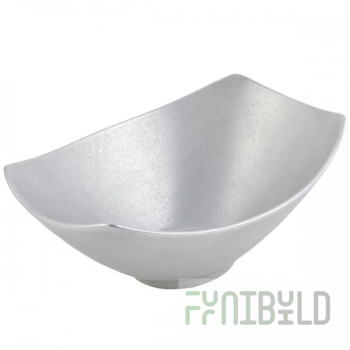 Bon Chef 2513 Gondola 64 oz. Pewter-Glo Cast Aluminum Bowl