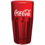 GET 9922-CC Bahama 22 oz. Clear Coca-Cola® SAN Plastic Tumbler - 72/Case