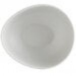GET Enterprises B-1200-LG Riverstone 8 oz. Light Gray Irregular Round Matte Melamine Bowl - 24/Case
