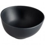 GET Enterprises B-1200-LG Riverstone 8 oz. Light Gray Irregular Round Matte Melamine Bowl - 24/Case