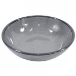 Elite Global Solutions DB6M Mojave Vintage California 10 oz. Gray Round Crackle Bowl - 6/Case Elite Global Solutions DB6M Mojave Vintage California 10 oz. Gray Round Crackle Bowl - 6/Case