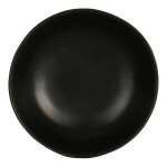Cal-Mil Hand Thrown 96 oz. Black Round Melamine Serving Bowl - 6/Case