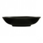 Cal-Mil Hand Thrown 96 oz. Black Round Melamine Serving Bowl - 6/Case