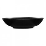 Cal-Mil Hand Thrown 96 oz. Black Round Melamine Serving Bowl - 6/Case