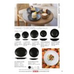 Cal-Mil Hand Thrown 96 oz. Black Round Melamine Serving Bowl - 6/Case