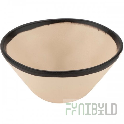 GET B-80-MA Pottery Market 8 oz. Matte Manila Melamine Side Dish / Soup Bowl - 24/Case