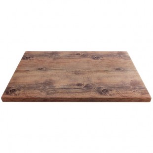 Elite Global Solutions M15241 Fo Bwa Rectangular Faux Driftwood Melamine Modular Riser - 24