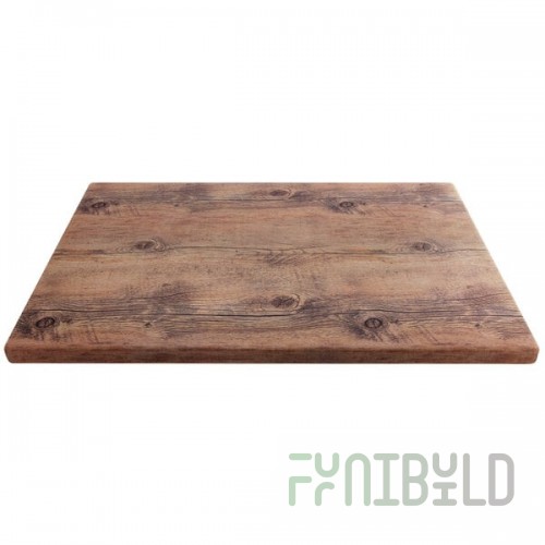 Elite Global Solutions M15241 Fo Bwa Rectangular Faux Driftwood Melamine Modular Riser - 24